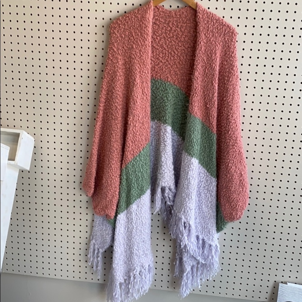 Warm and cozy poncho